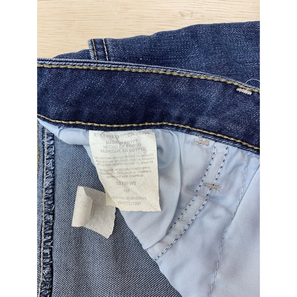 Lee Riders Jeans Women's 14 Approx 34x27 Midrise Straight Leg Dark Blue Denim - Picture 9 of 9